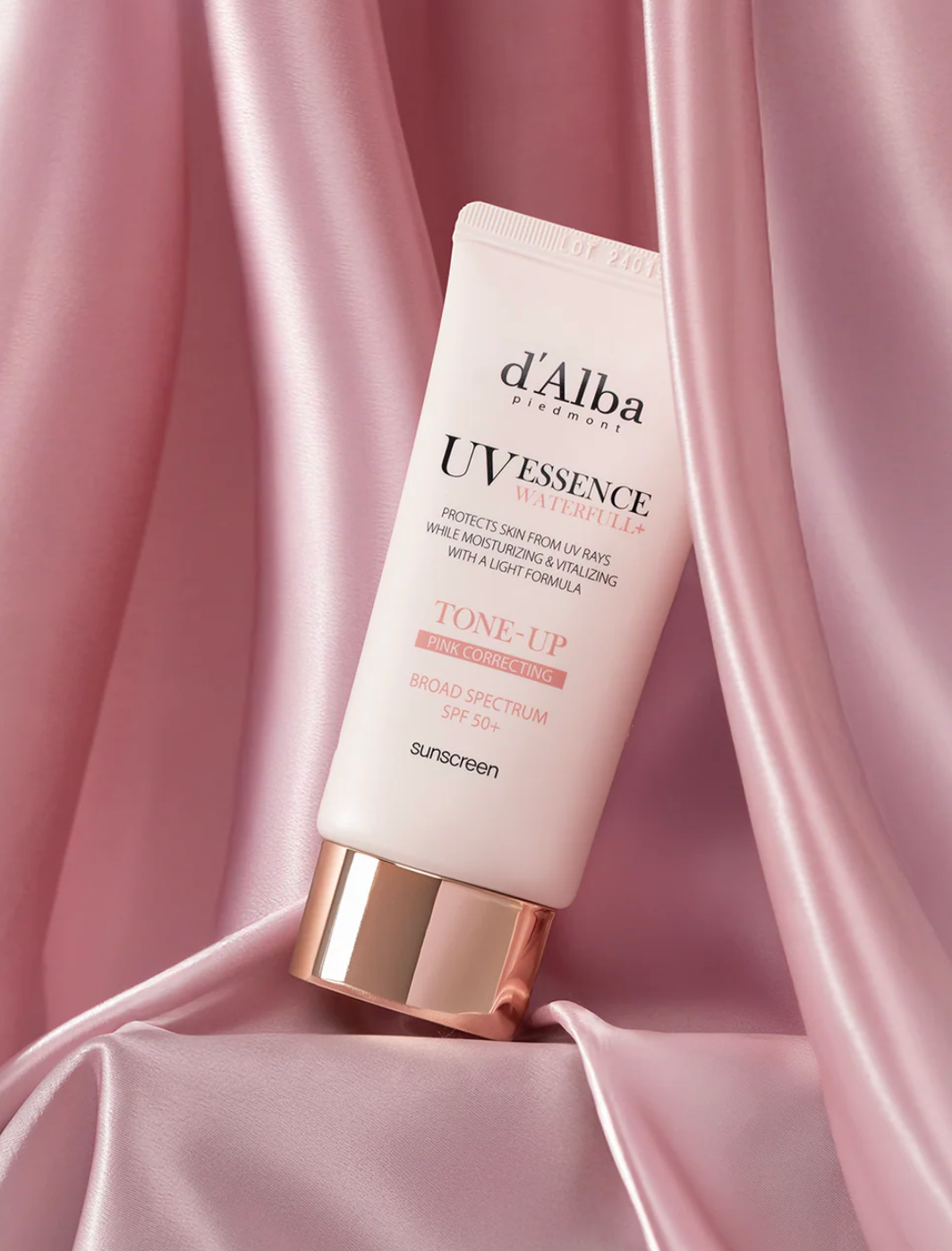 d'Alba - Pink Tone-Up SPF 50 Sunscreen with White Truffle Extract 50ml