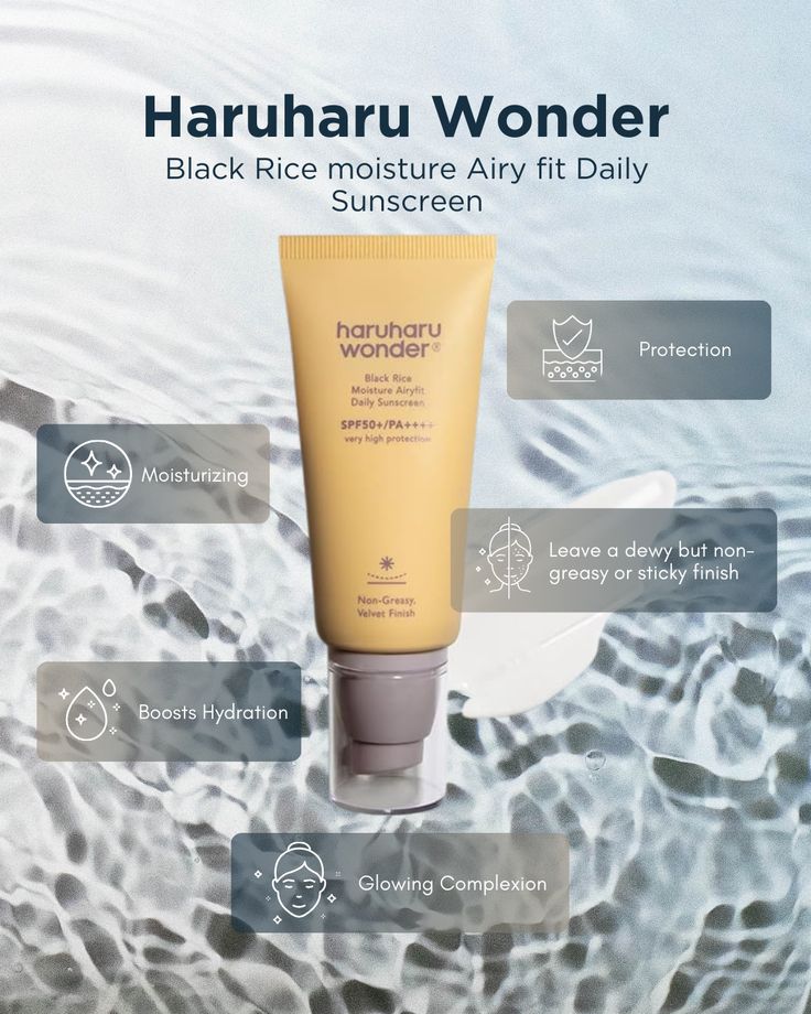 Haruharu wonder - Black Rice Moisture Airyfit Sunscreen (50ml)