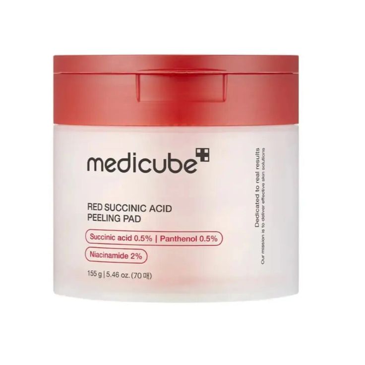 Medicube Red Succinic Peeling Pad 2024 (70 Pads / 155g)